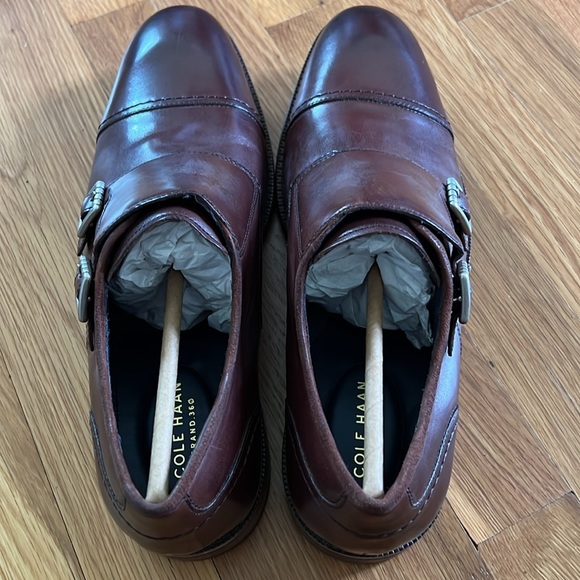 NWT. Cole Haan Size 11 Warner Grand Monk. Chestnut. - Picture 4 of 6